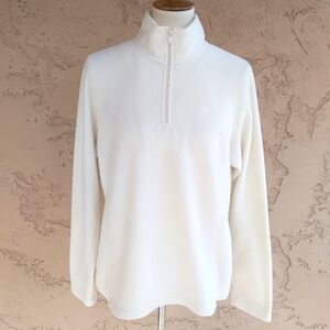 Vintage - Hang Ten Cream Fleece Zip Turtleneck